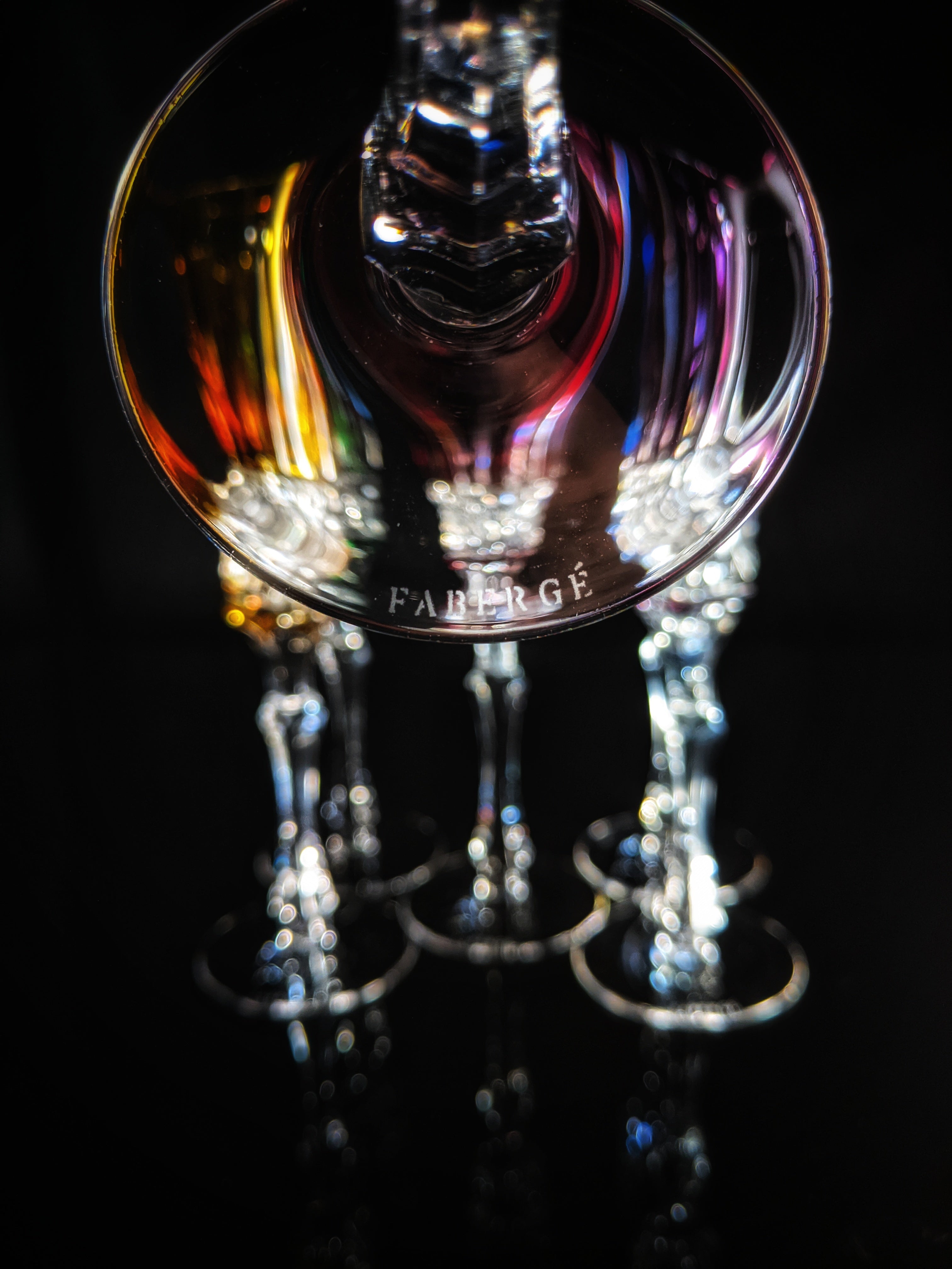 Faberge Xenia Colored Flutes set of 6
