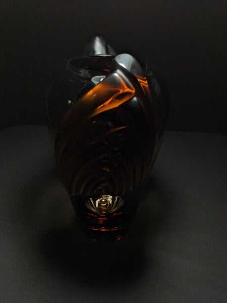LALIQUE "Marrakech" Vintage Sculptural Artglass Vase