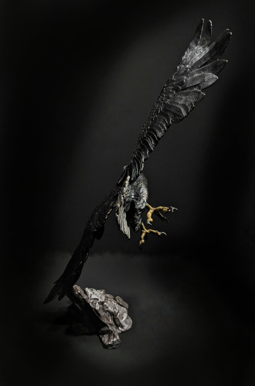 Mark Hopkins "Vigilance" Bronze Sculpture