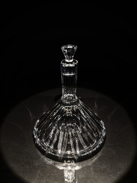 Faberge Imperial Ships Clear Crystal Decanter NIB