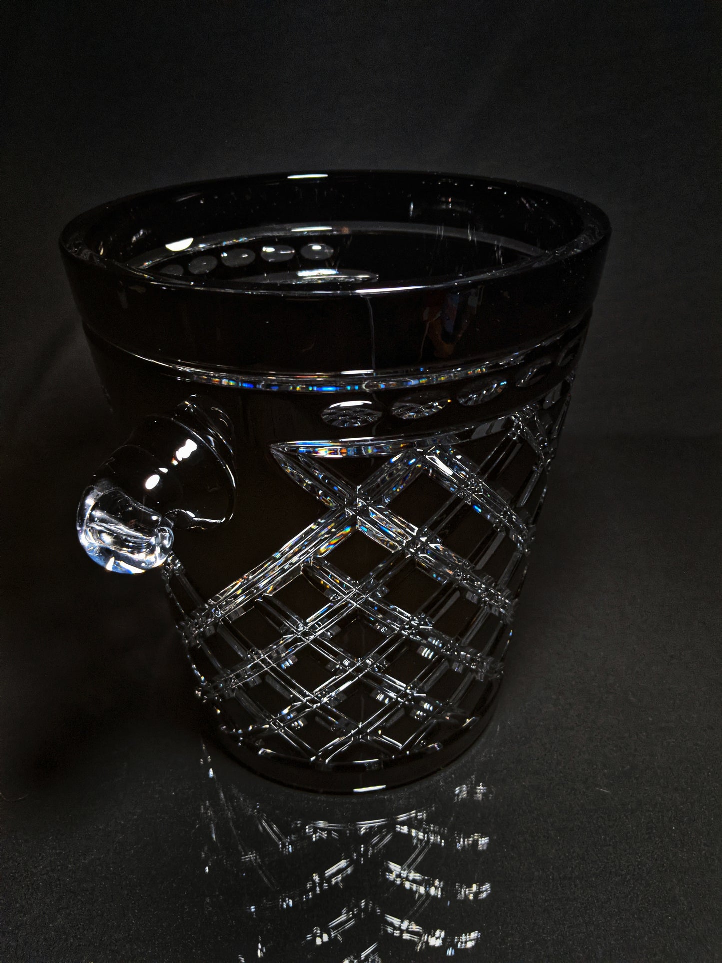 Black Crystal Champagne Ice bucket