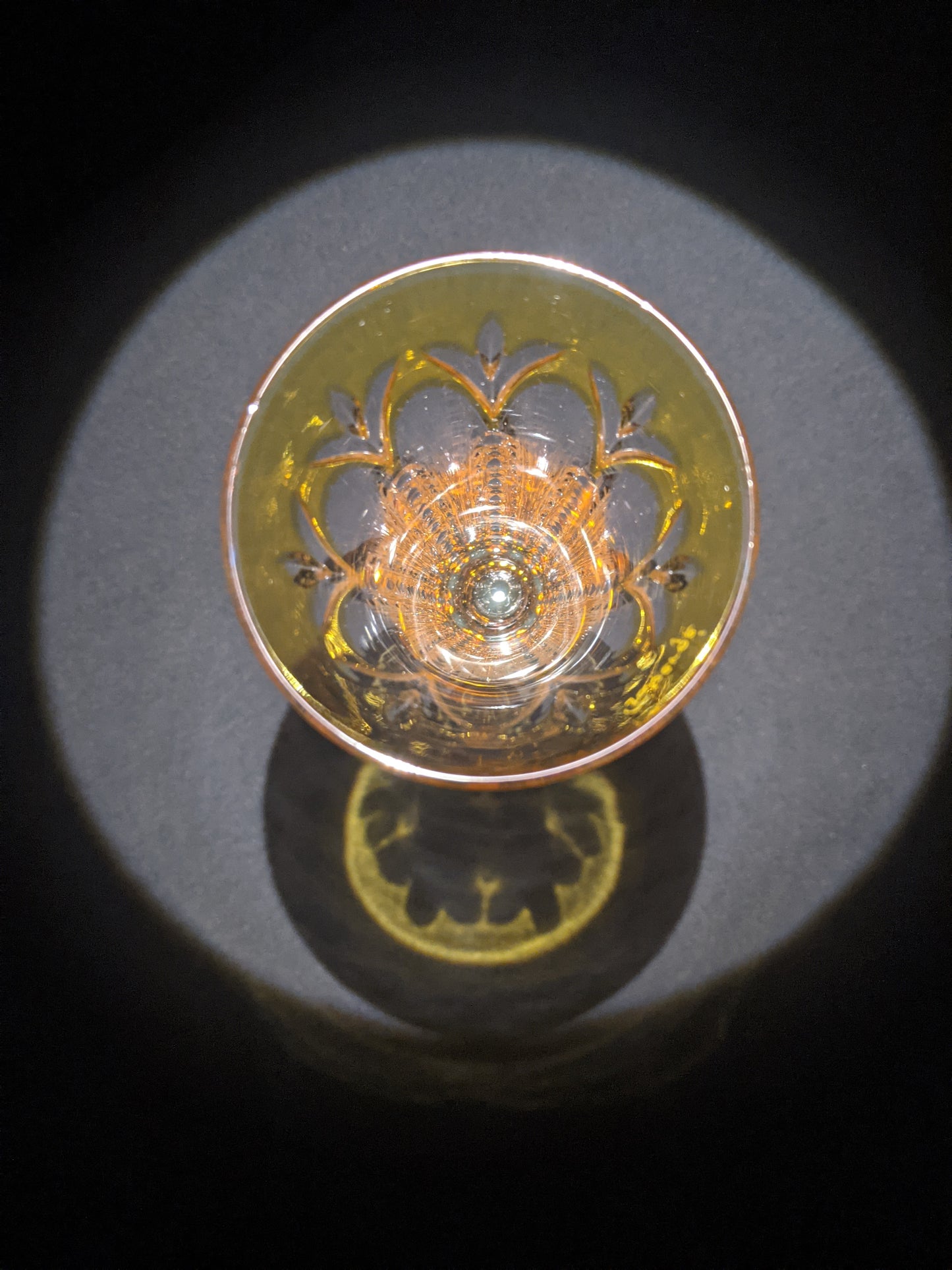 Faberge Grand Palais Crystal Colored Flutes