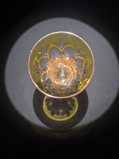 Faberge Grand Palais Crystal Colored Flutes