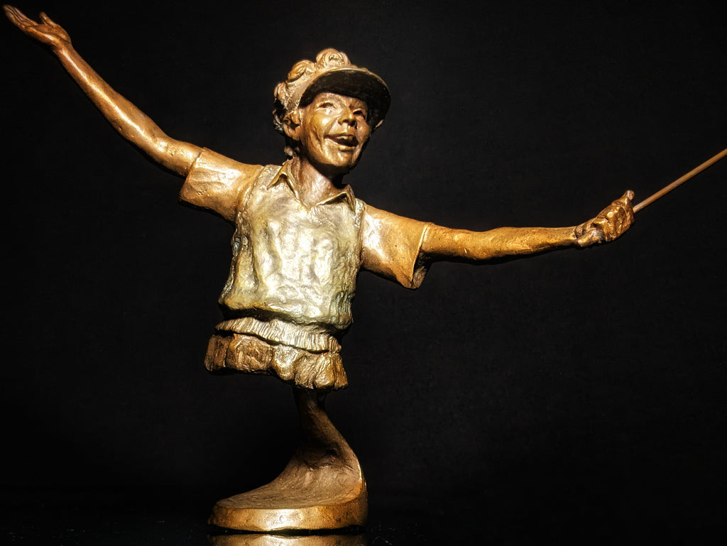 Mark Hopkins Bronze Gold Sculpture " Perfect "