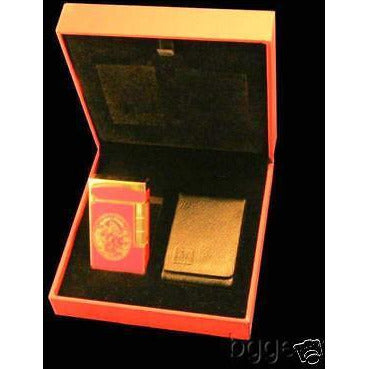 Red Lighter new box with leather case