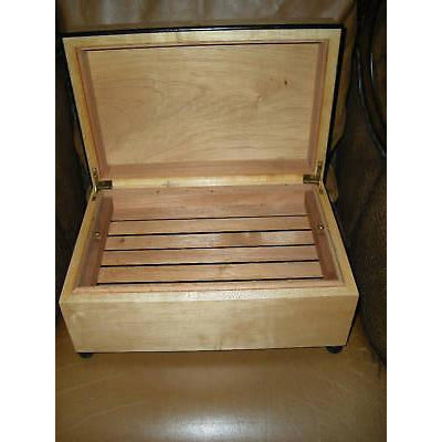 designer furniture type  humidor Measures 16" L x 11" W x 6.75" H