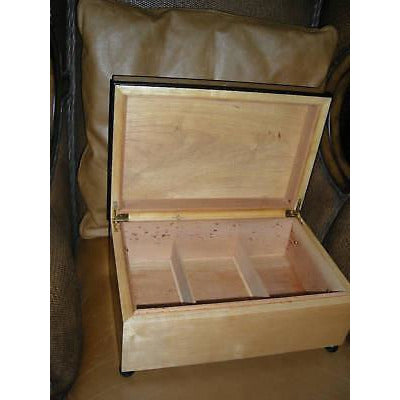 designer furniture type  humidor Measures 16" L x 11" W x 6.75" H
