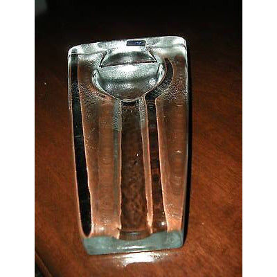 Comoy's of London Clear Heavy Glass  Ashtray