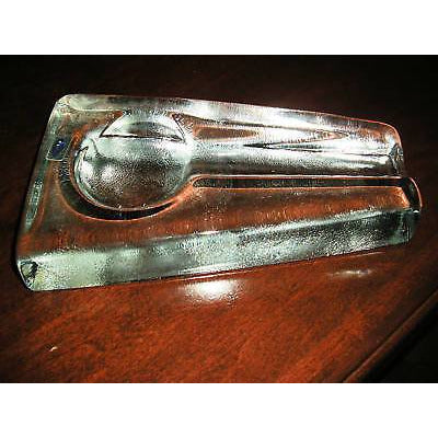 Comoy's of London Clear Heavy Glass  Ashtray