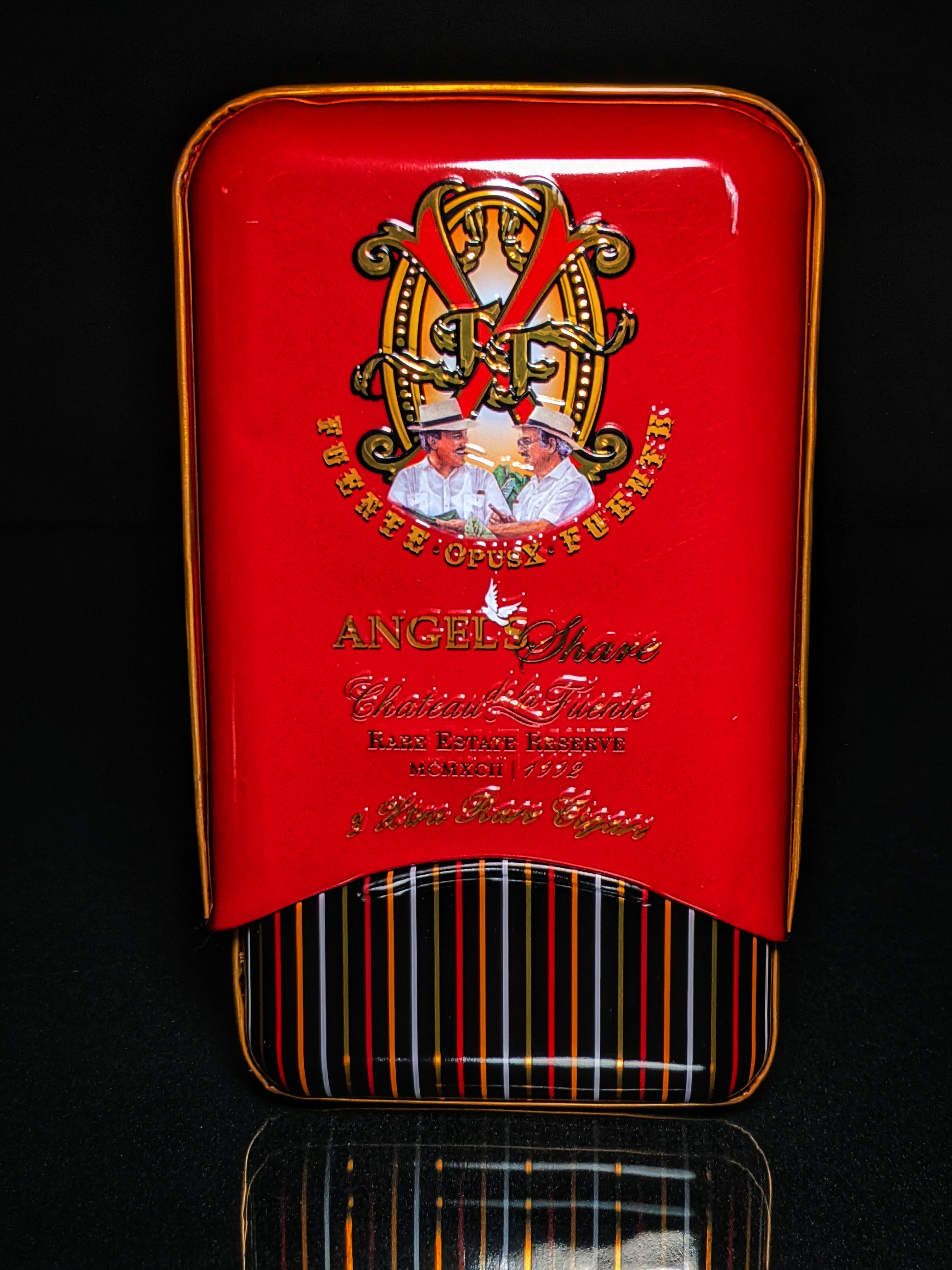 Angel Share Fuente Opus X Robusto Metal Empty Case