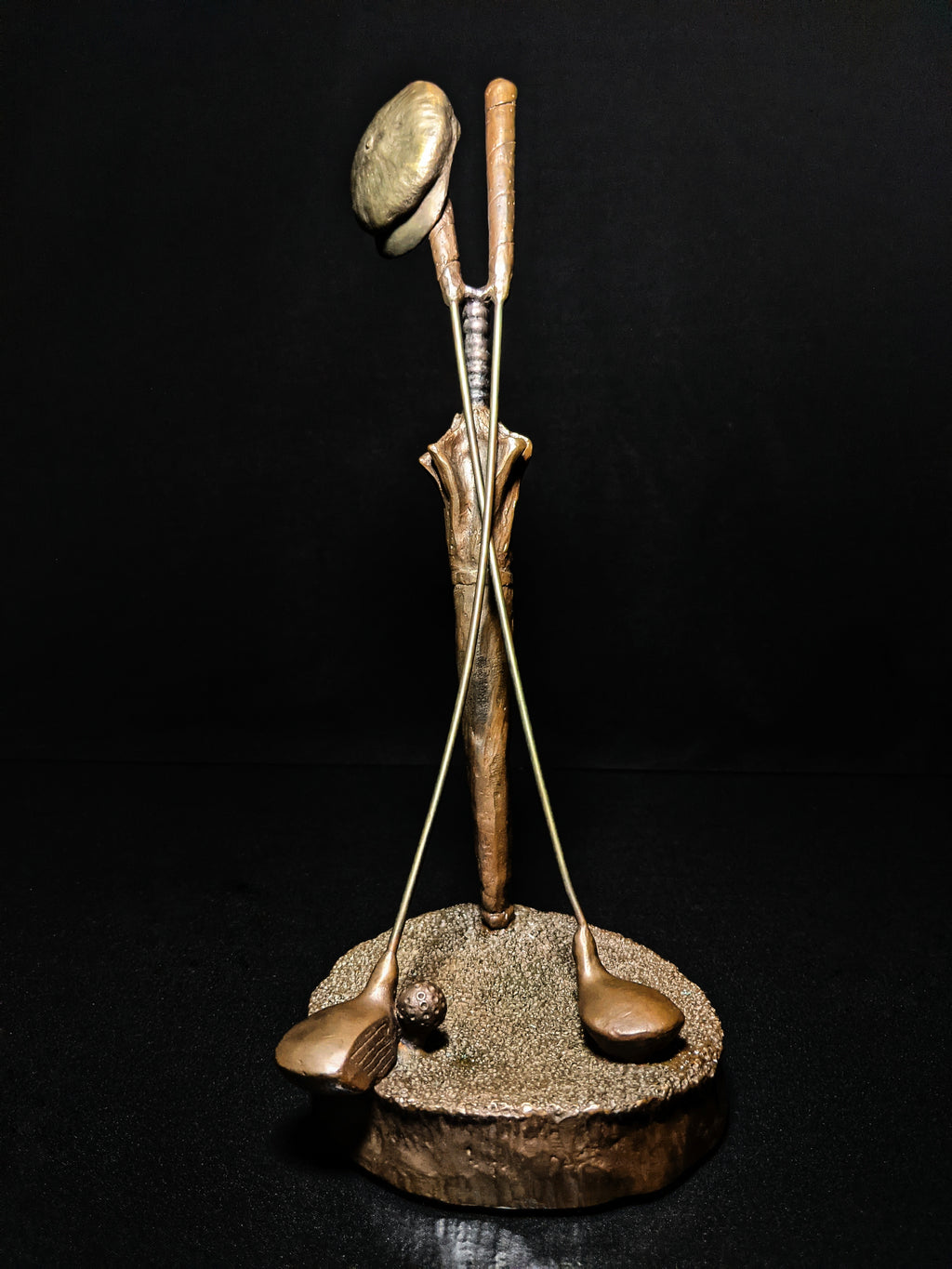 Mark Hopkins Golf Series "Woods" Bronze Sculpture