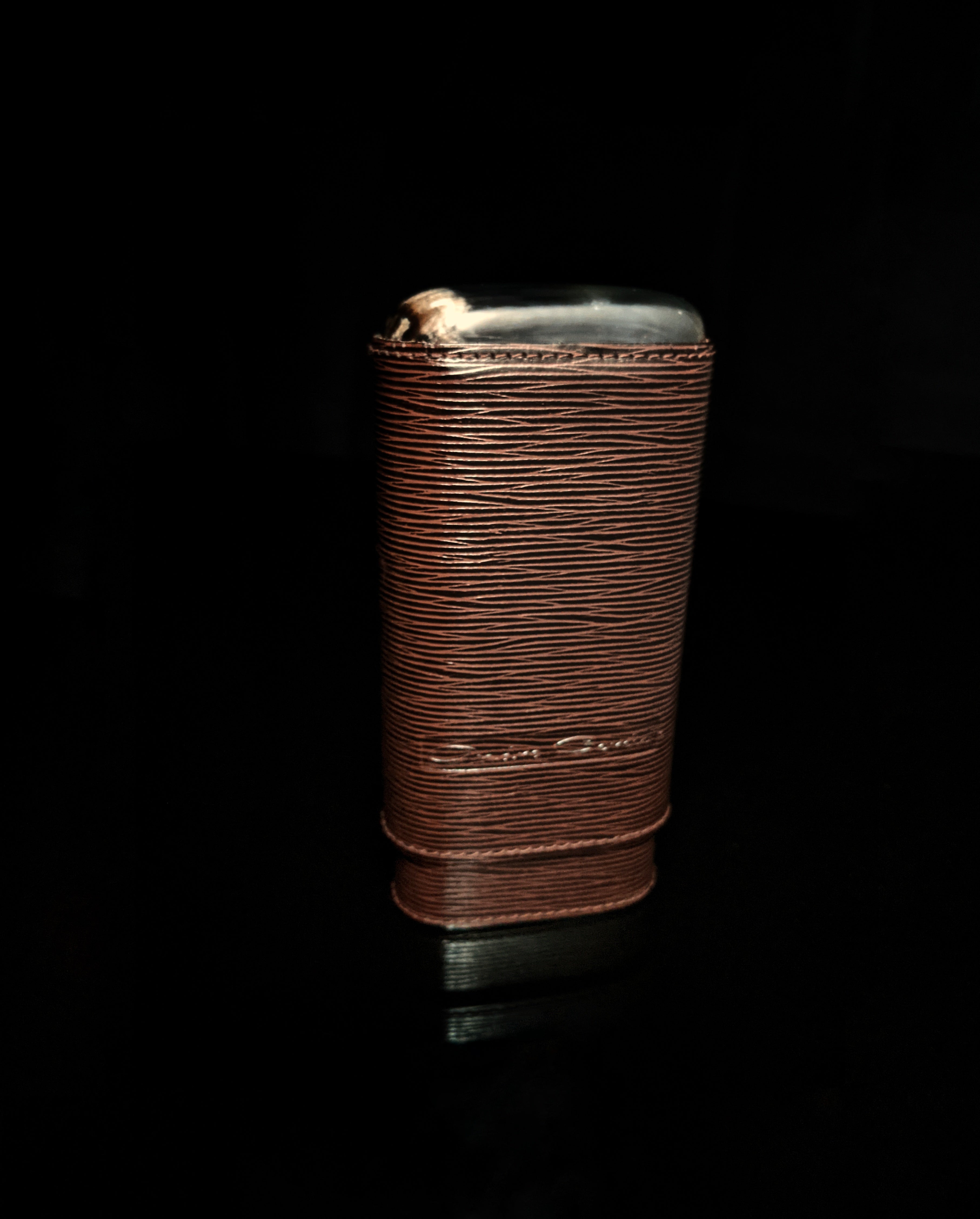 Andre Garcia Dark Brown Horizontal leather case AGHBRH