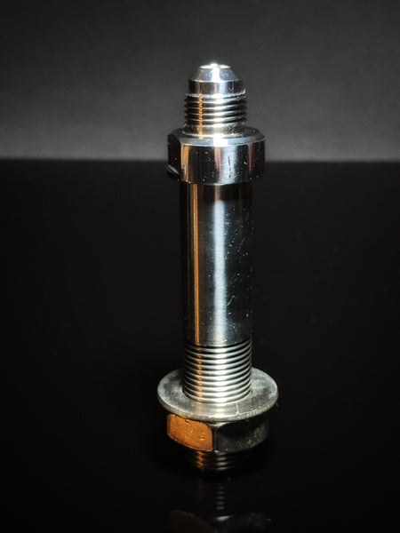 Marine Machine Thru Hull Fitting 3/8 FIP  to No 6 Flare