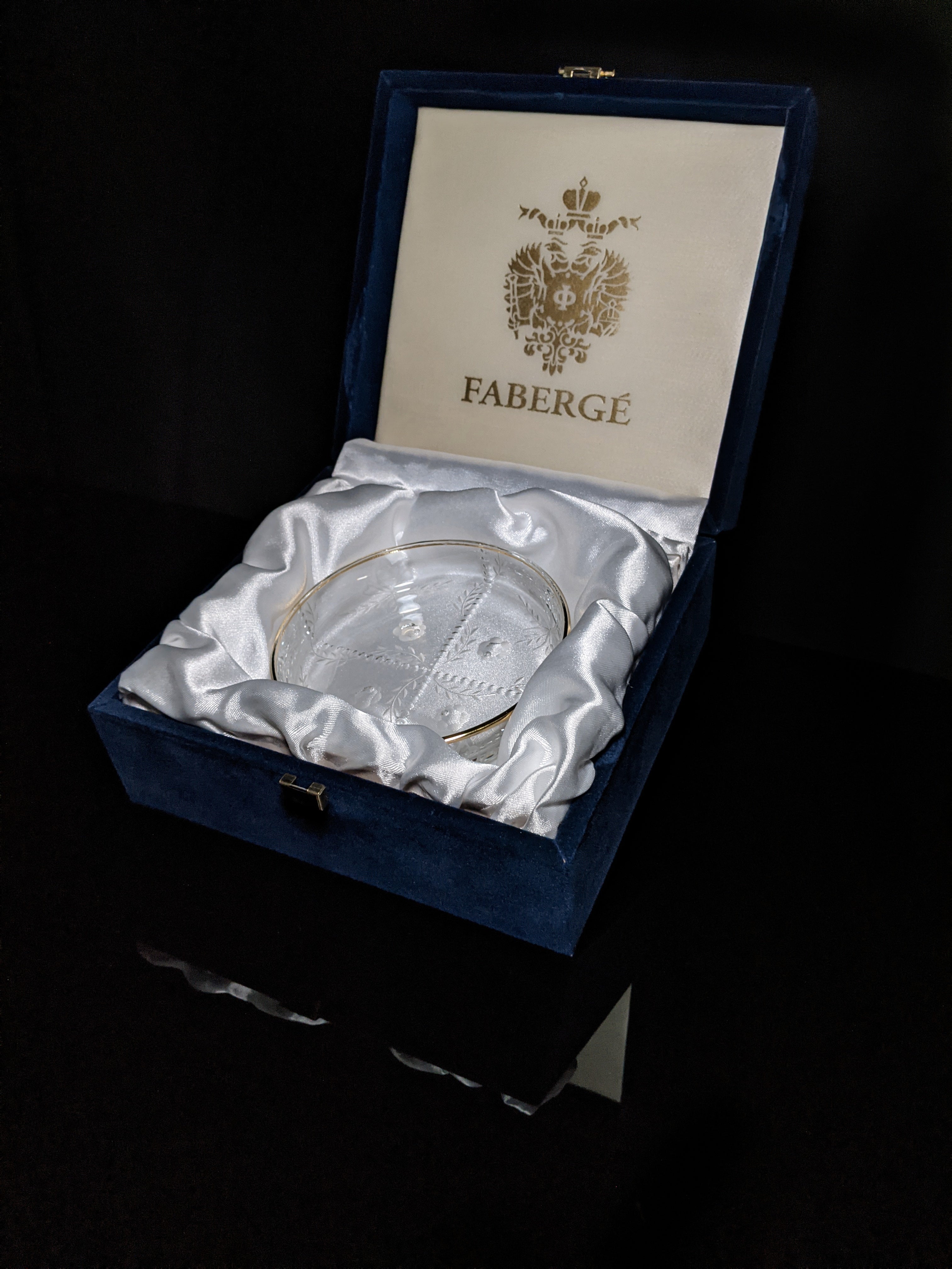 faberge bottle coaster Louis XVI in the original box