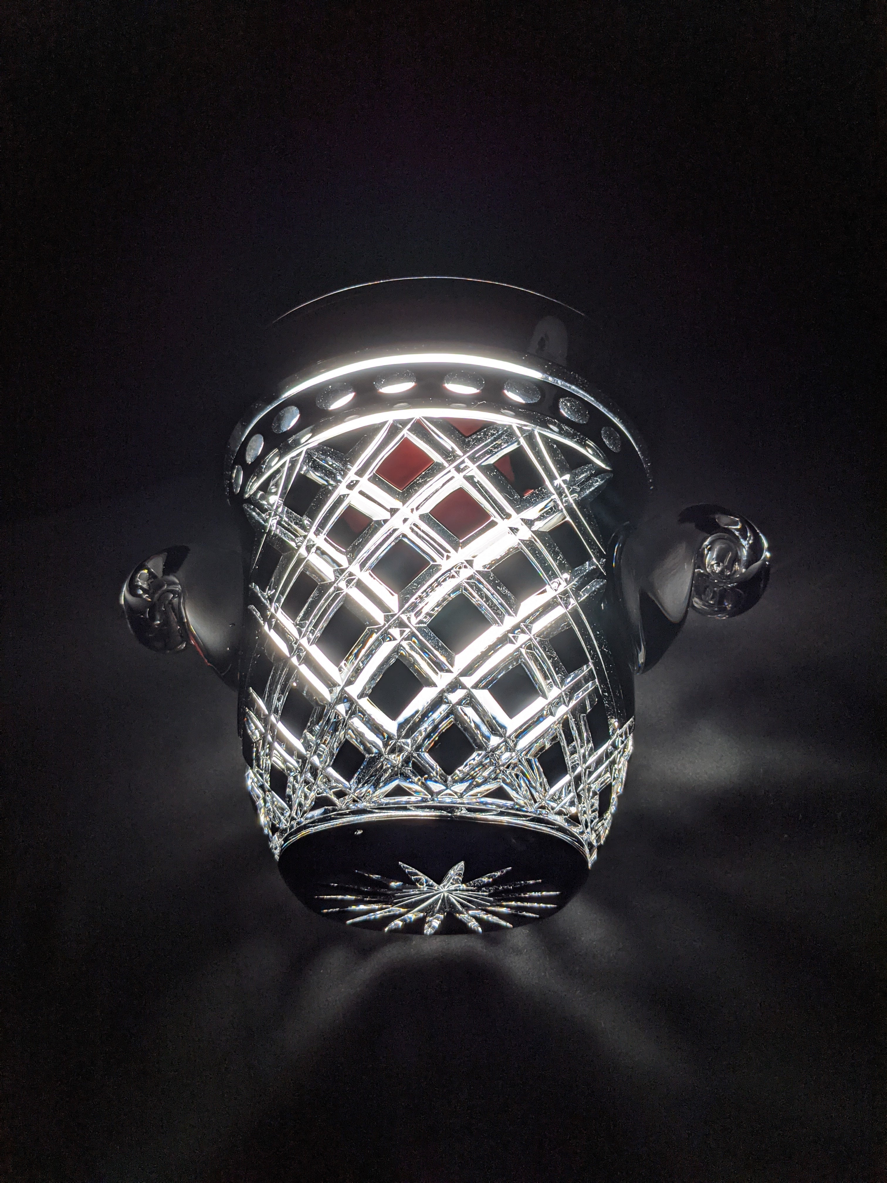 Black Crystal Champagne Ice bucket without  the original box