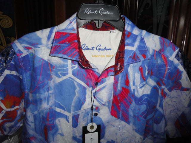 Robert Graham Siebel's Cove Limited Edition Short Sleeve Shirt Size 2XL New with Tags