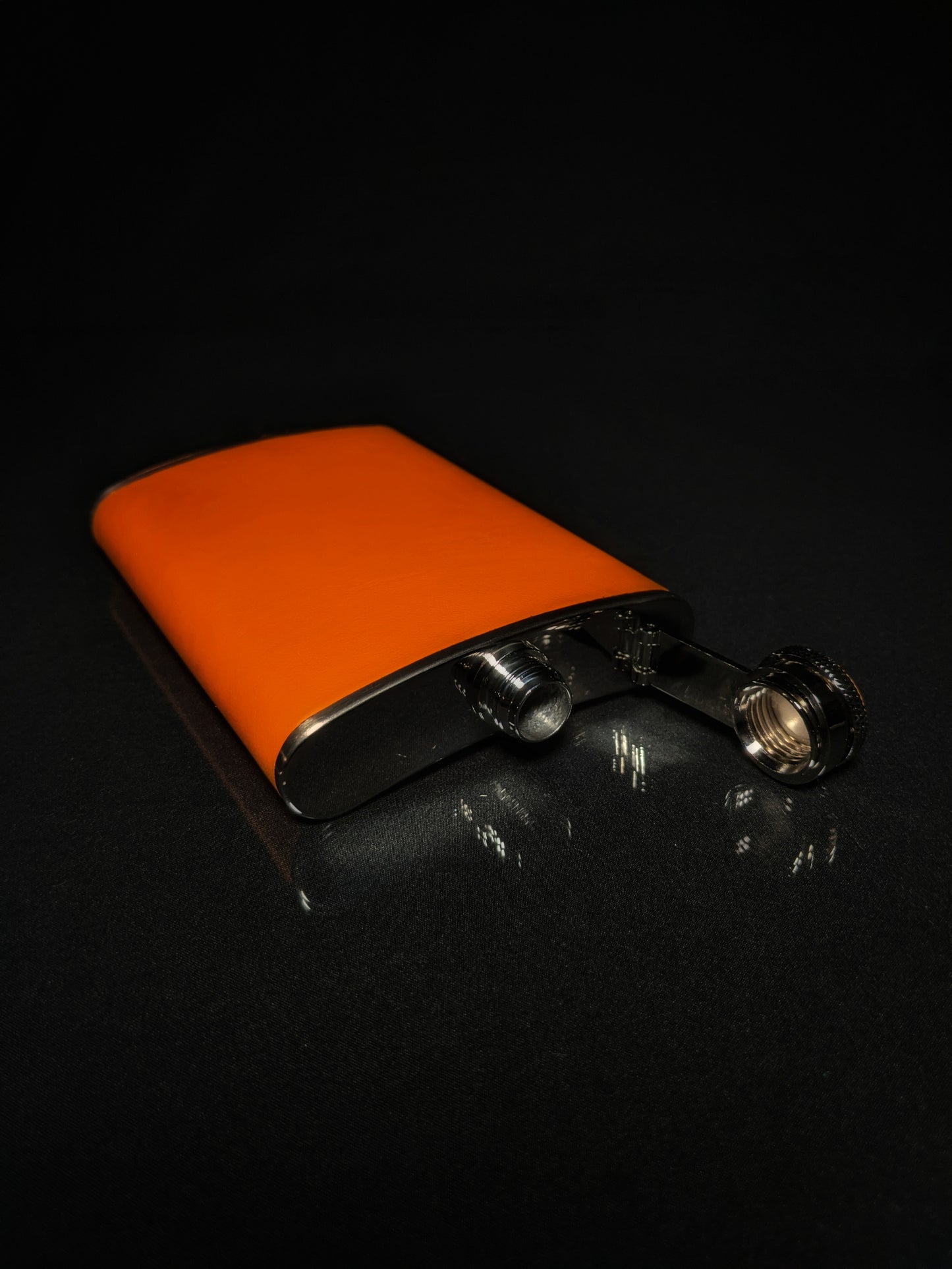 Brizard and Co. The 8 oz Flask - Racing  Orange