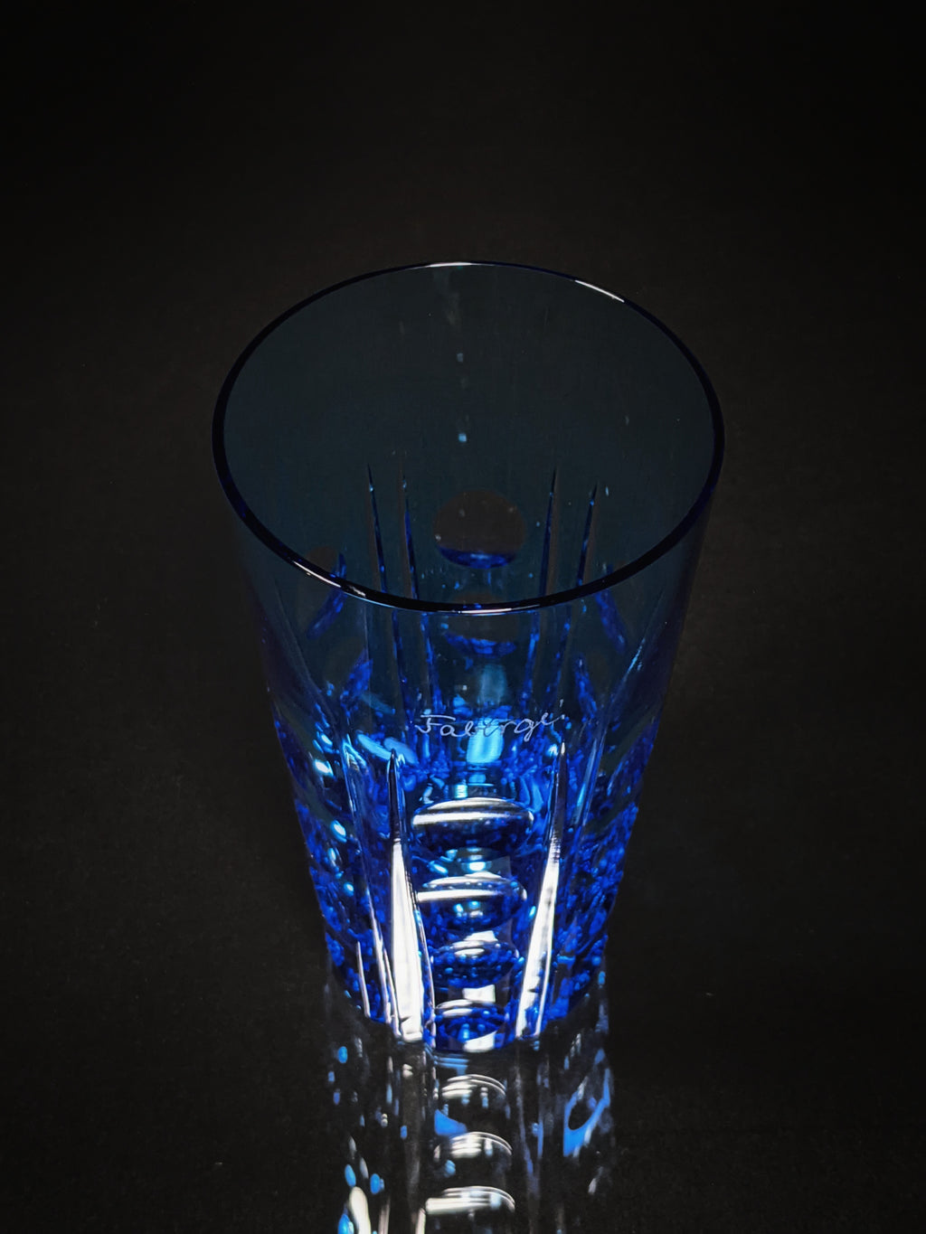 Faberge Crystal Colored Bubble Glasses