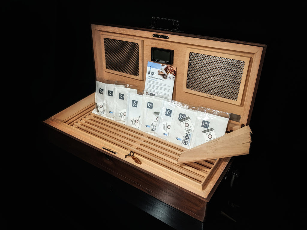 Brizard and Co. Mac Daddy Hacienda Humidor — 26.5" L x 11.5" W x 5.5" H, Made in USA