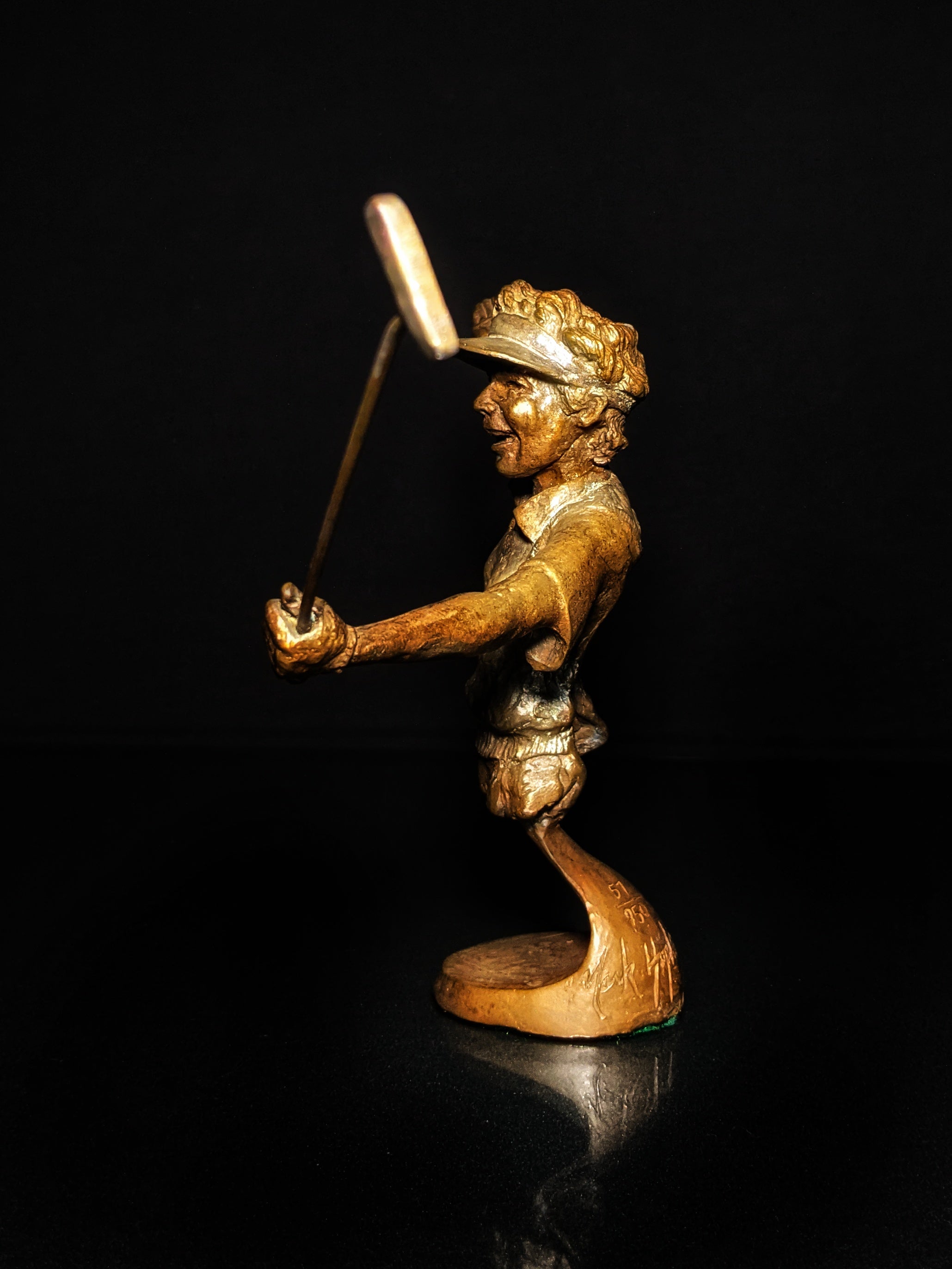 Mark Hopkins Bronze Gold Sculpture " Perfect "