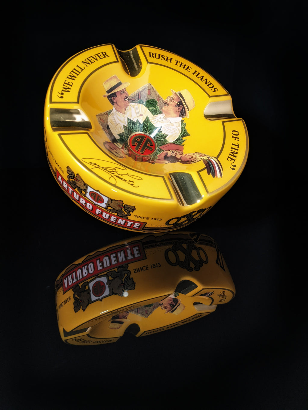 Arturo Fuente Yellow Ceramic Ashtray