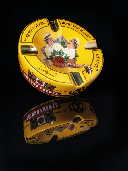 Arturo Fuente Yellow Ceramic Ashtray