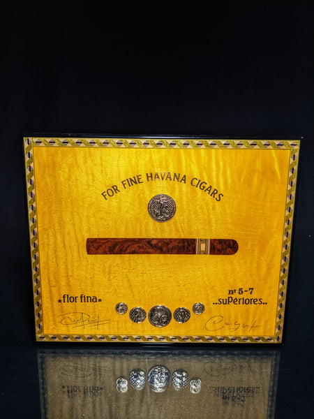 Elie Bleu Medals Yellow Sycamore  Humidor 75 Count