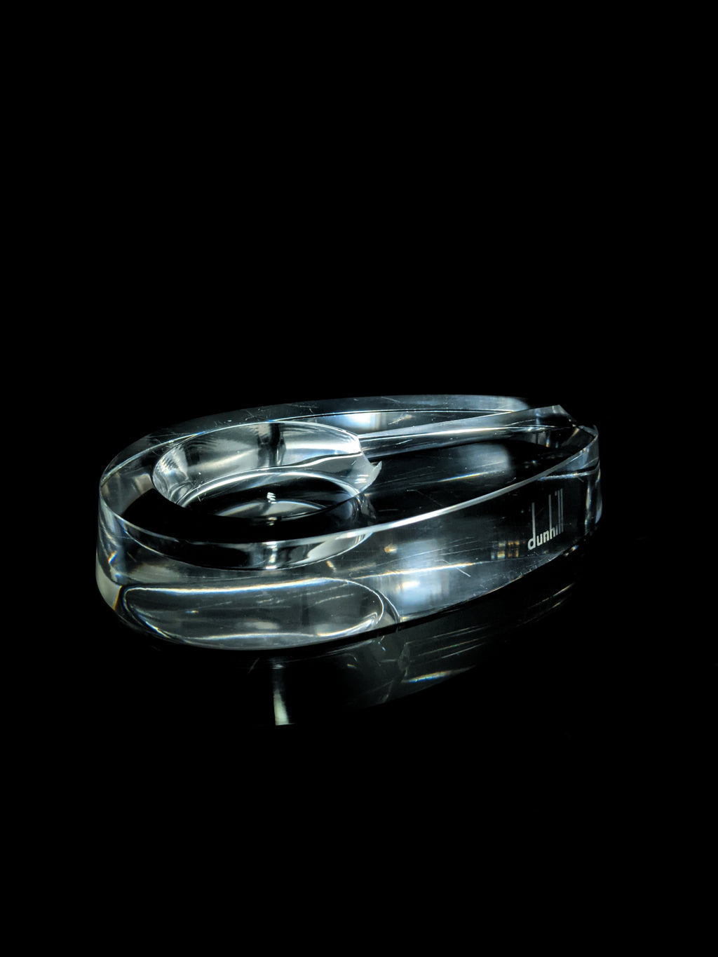 Alfred Dunhill Crystal  Cigar Ashtray PA5102. # 001