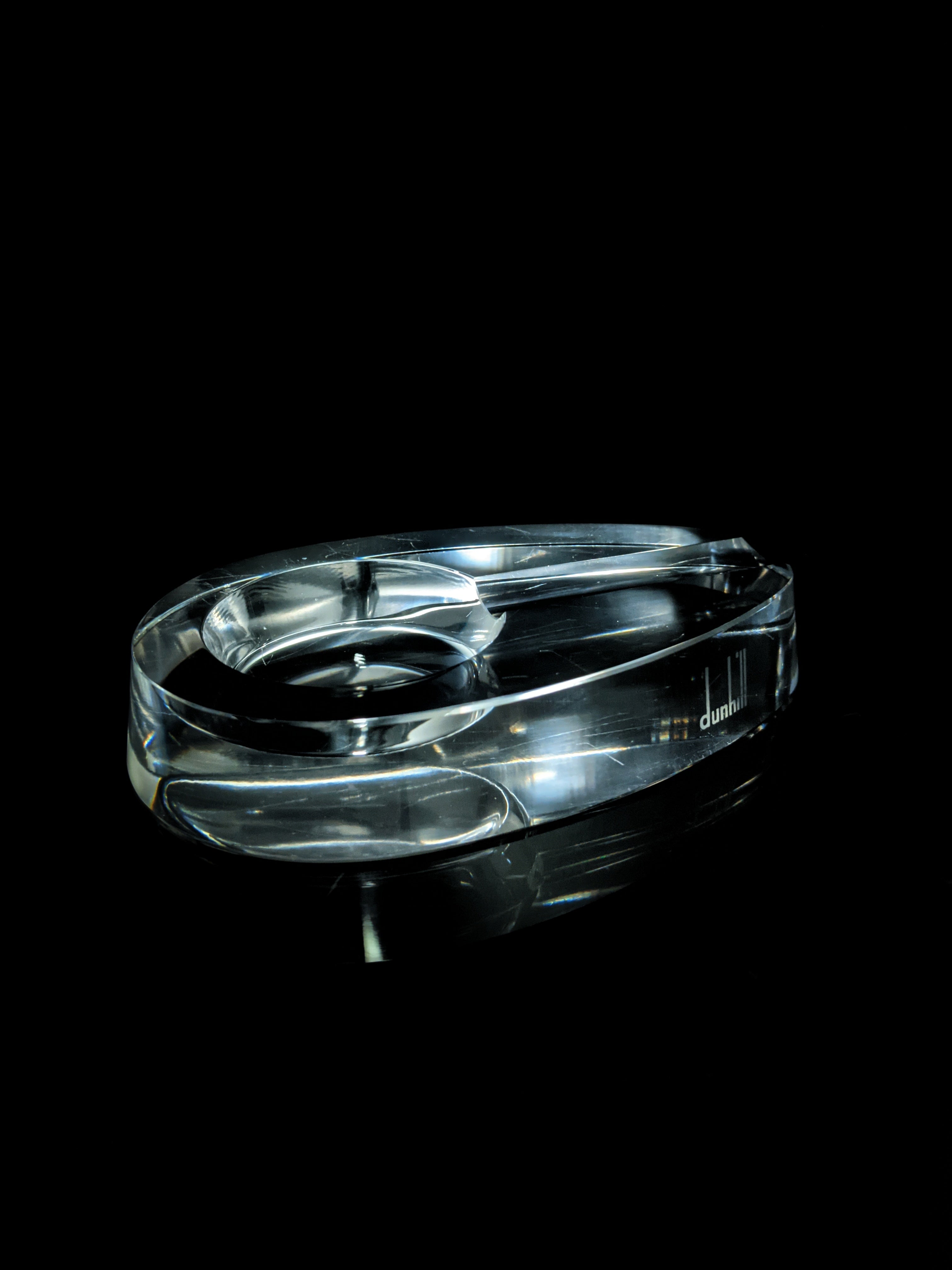 Alfred Dunhill Crystal  Cigar Ashtray PA5102. # 001