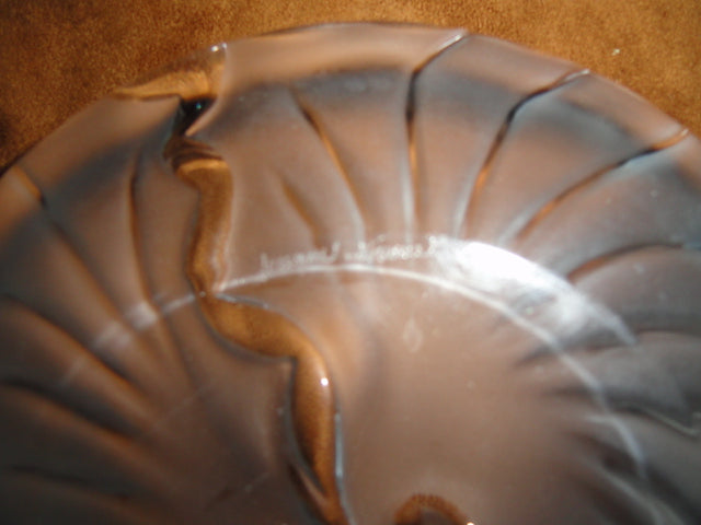 Lalique Nancy Cendrier Bowl Ashtray. # 001