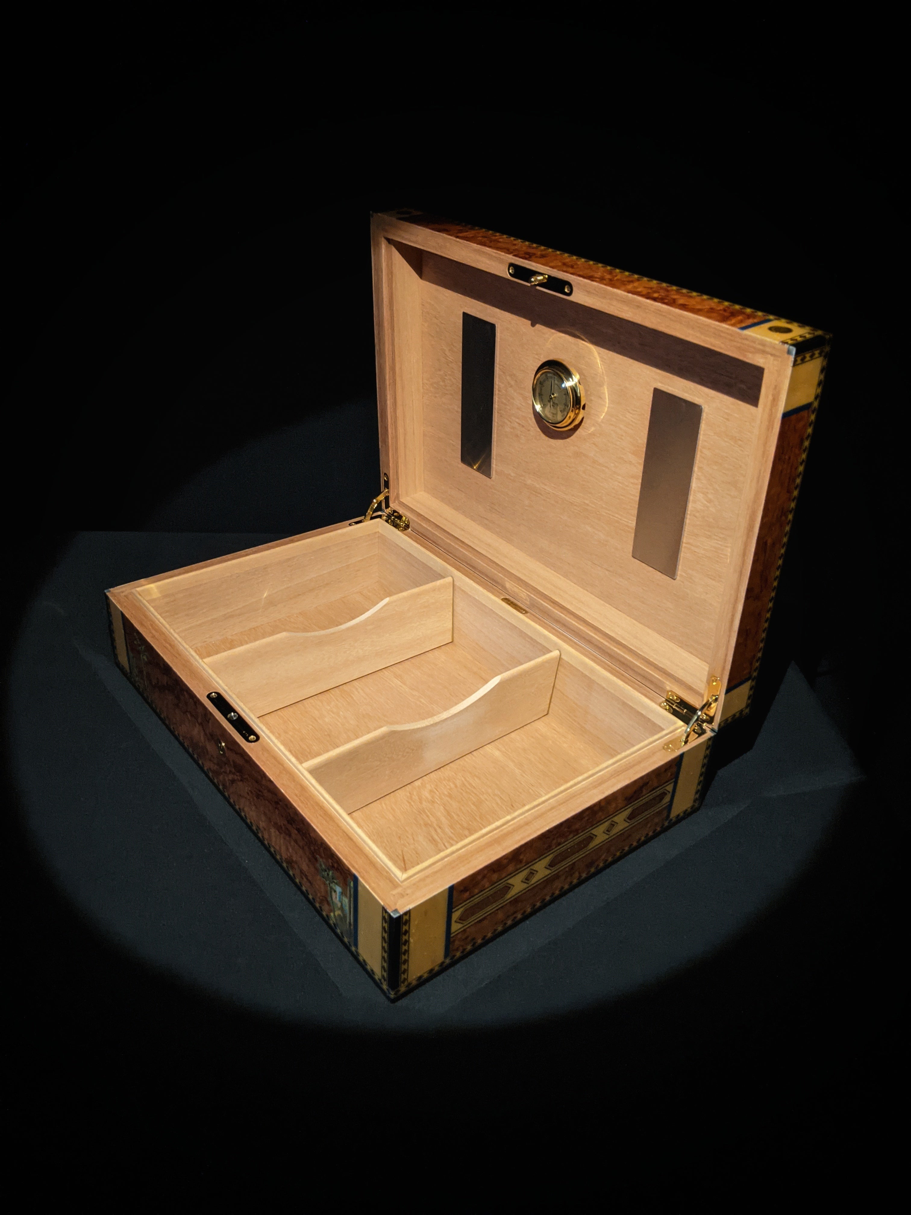 Elie Bleu Alba Bubinga Humidor 110 ct NIB