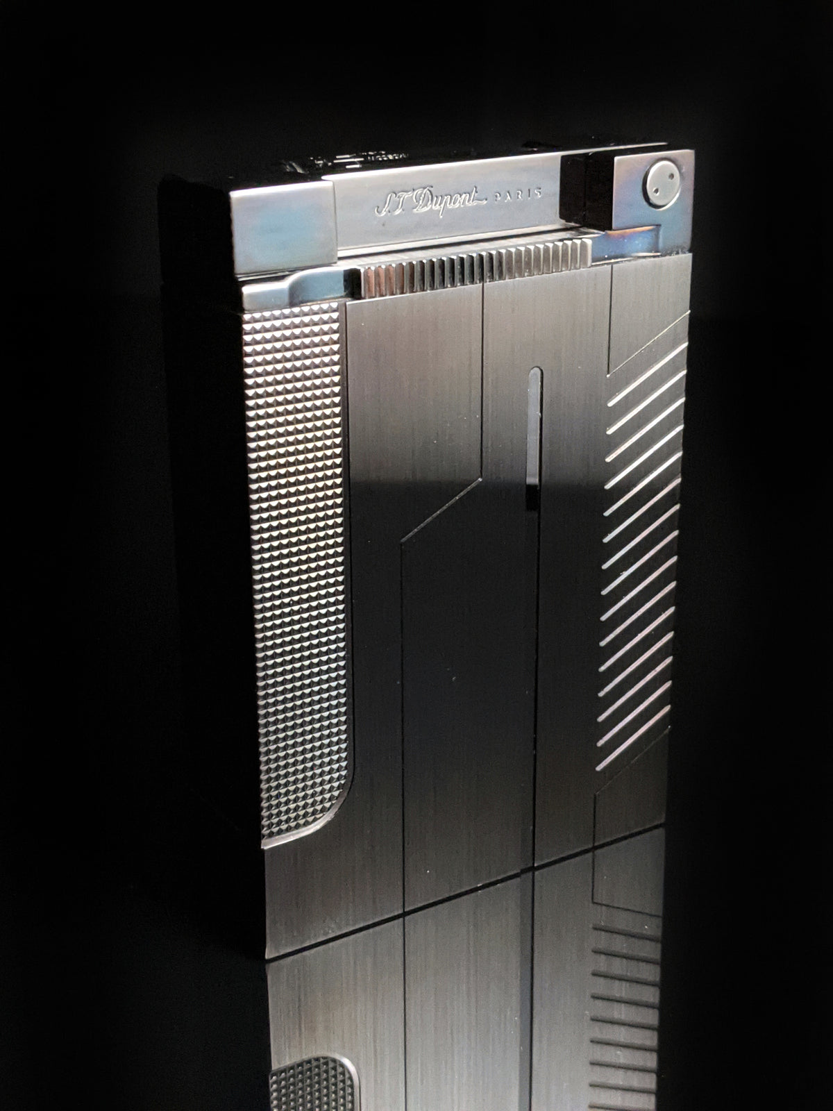S.T. Dupont James Bond 007 PVD Gunmetal Table Lighter