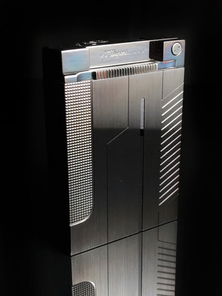 S.T. Dupont James Bond 007 Black Gunmetal Table Lighter ( Empty No Gas )
