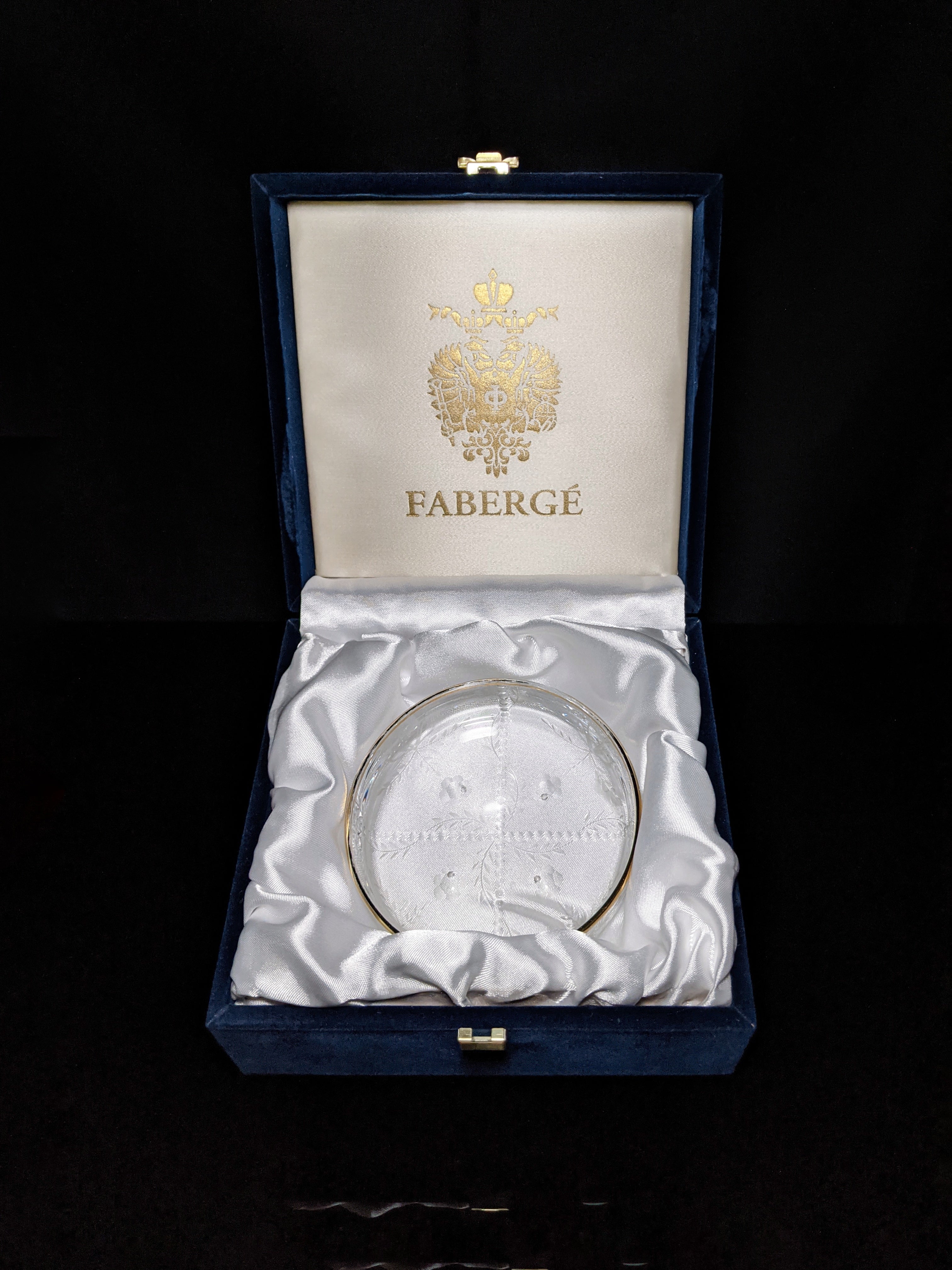 faberge bottle coaster Louis XVI in the original box