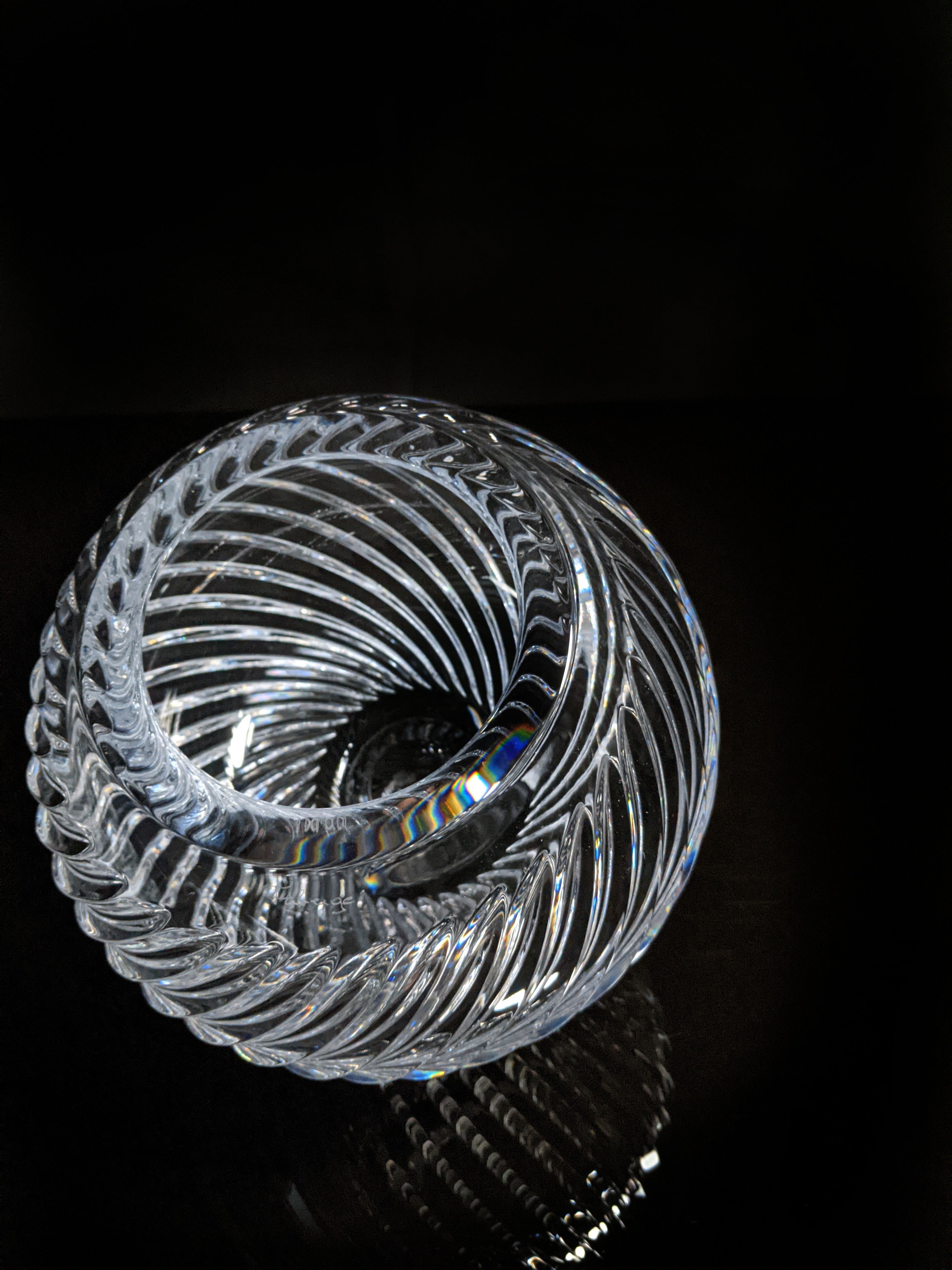 Faberge Atelier Crystal Collection Bowl in the original box