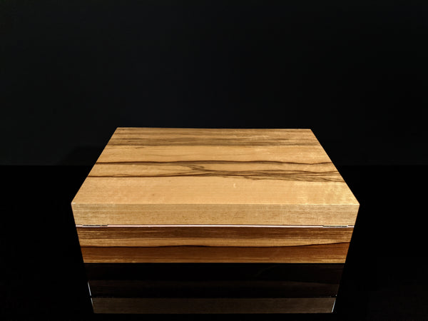 Elie Bleu Limba Wood Humidor 110 count