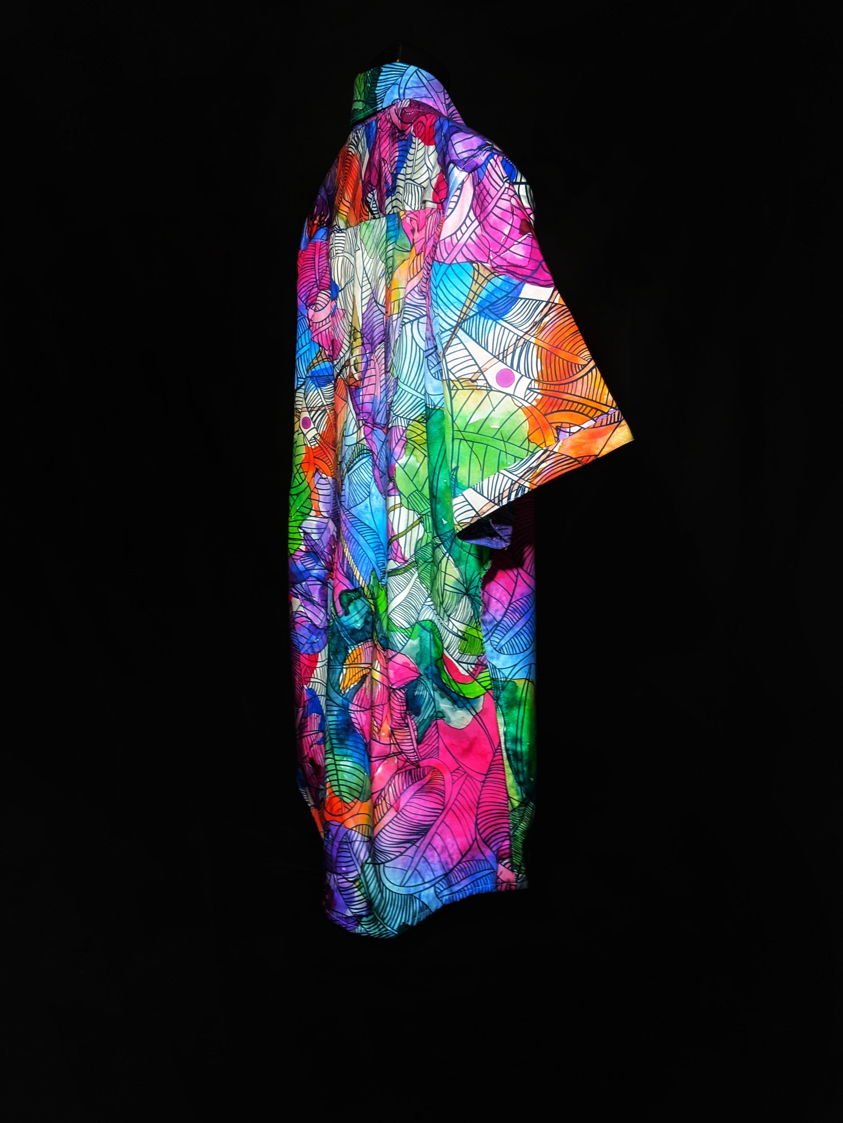 Robert Graham Rose Hill Short Sleeve Shirt Size Medium