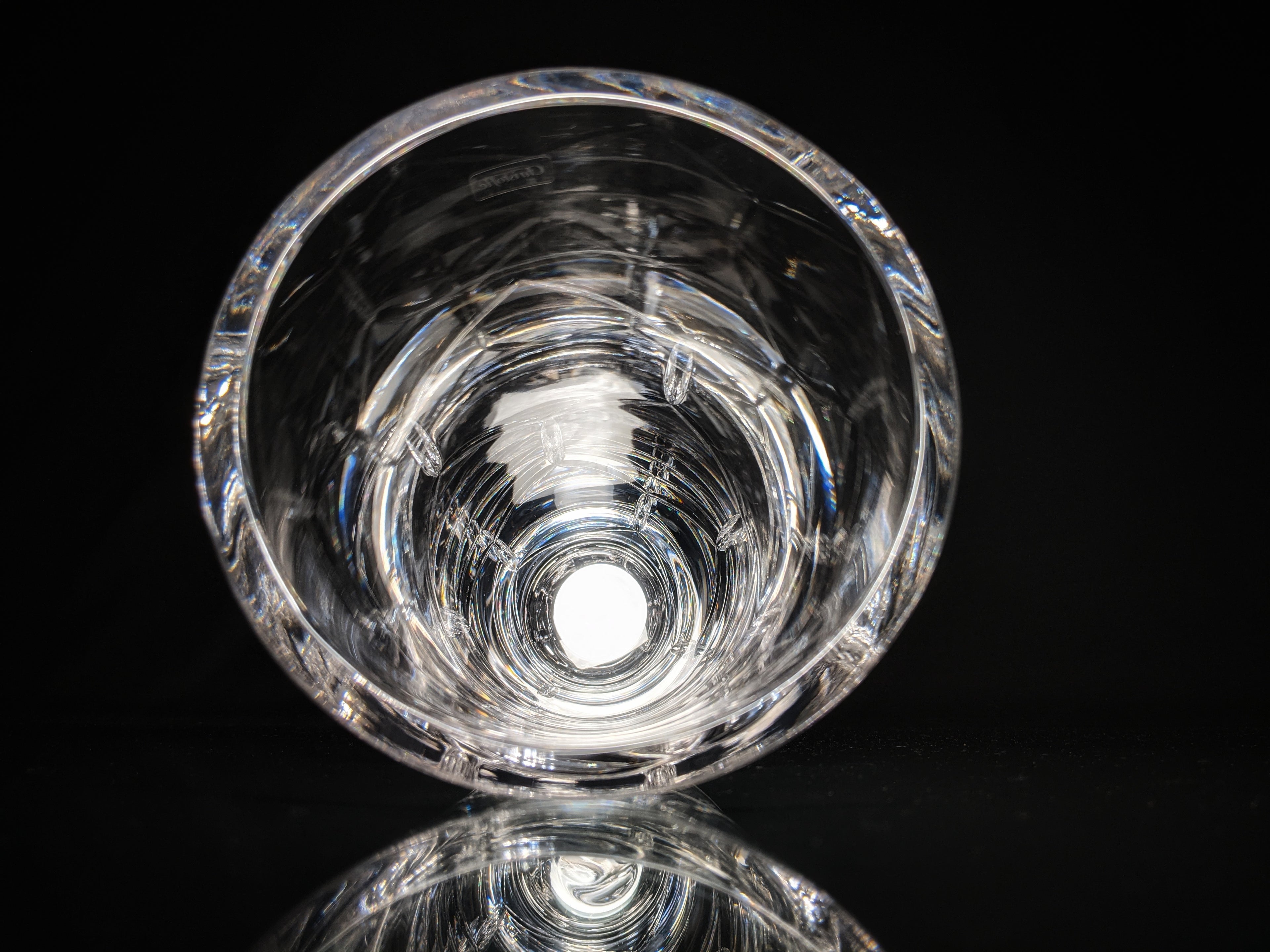 Christofle Madison Clear Crystal Tall Vase 16" H NIB