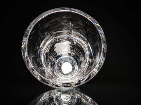 Christofle Madison Clear Crystal Tall Vase 16" H NIB