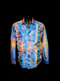 Robert Graham - Colorful Long Sleeve - Men's Medium Button Down Classic Fit