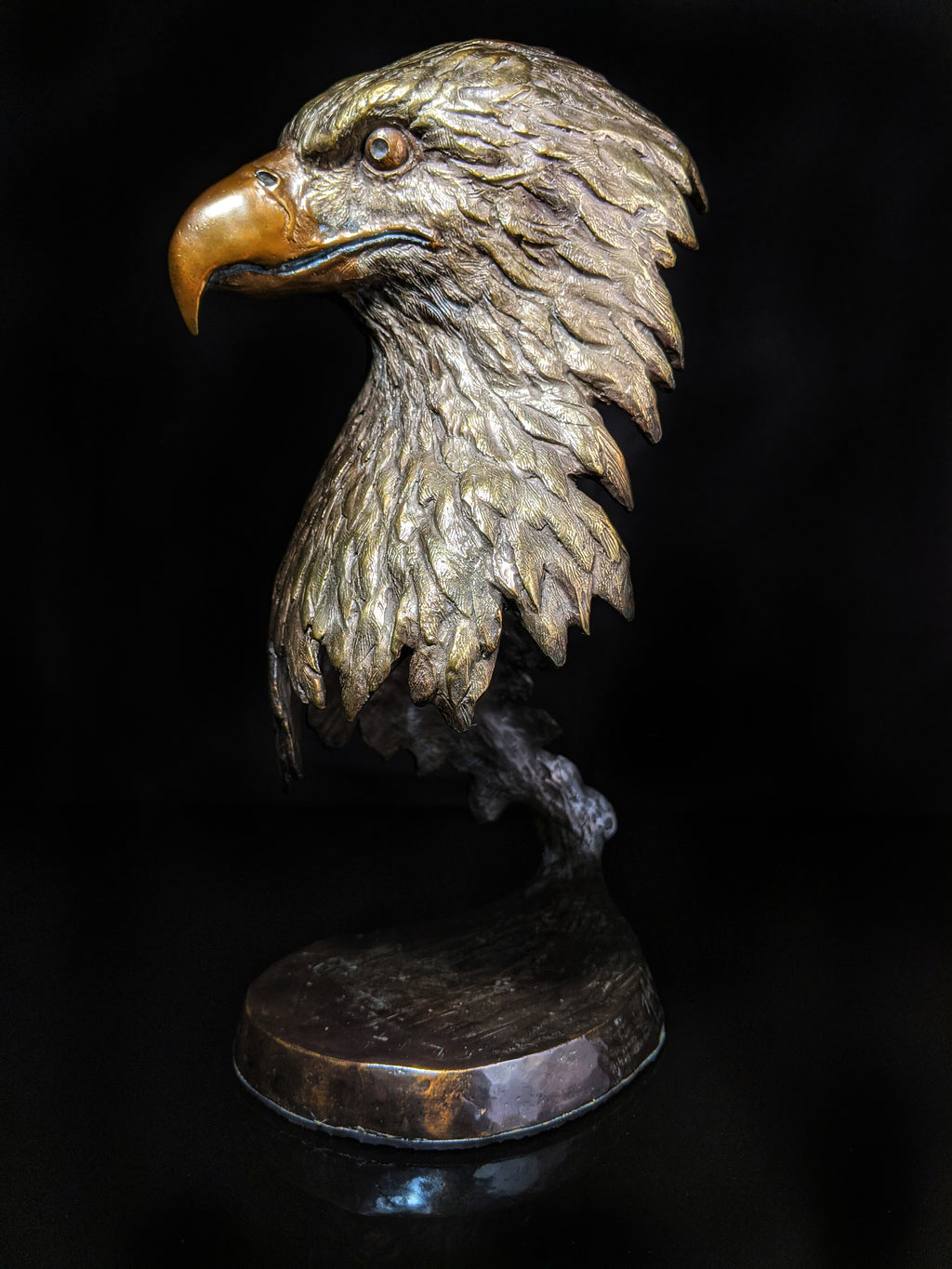 Mark Hopkins "Majesty" Eagle Bronze Sculpture
