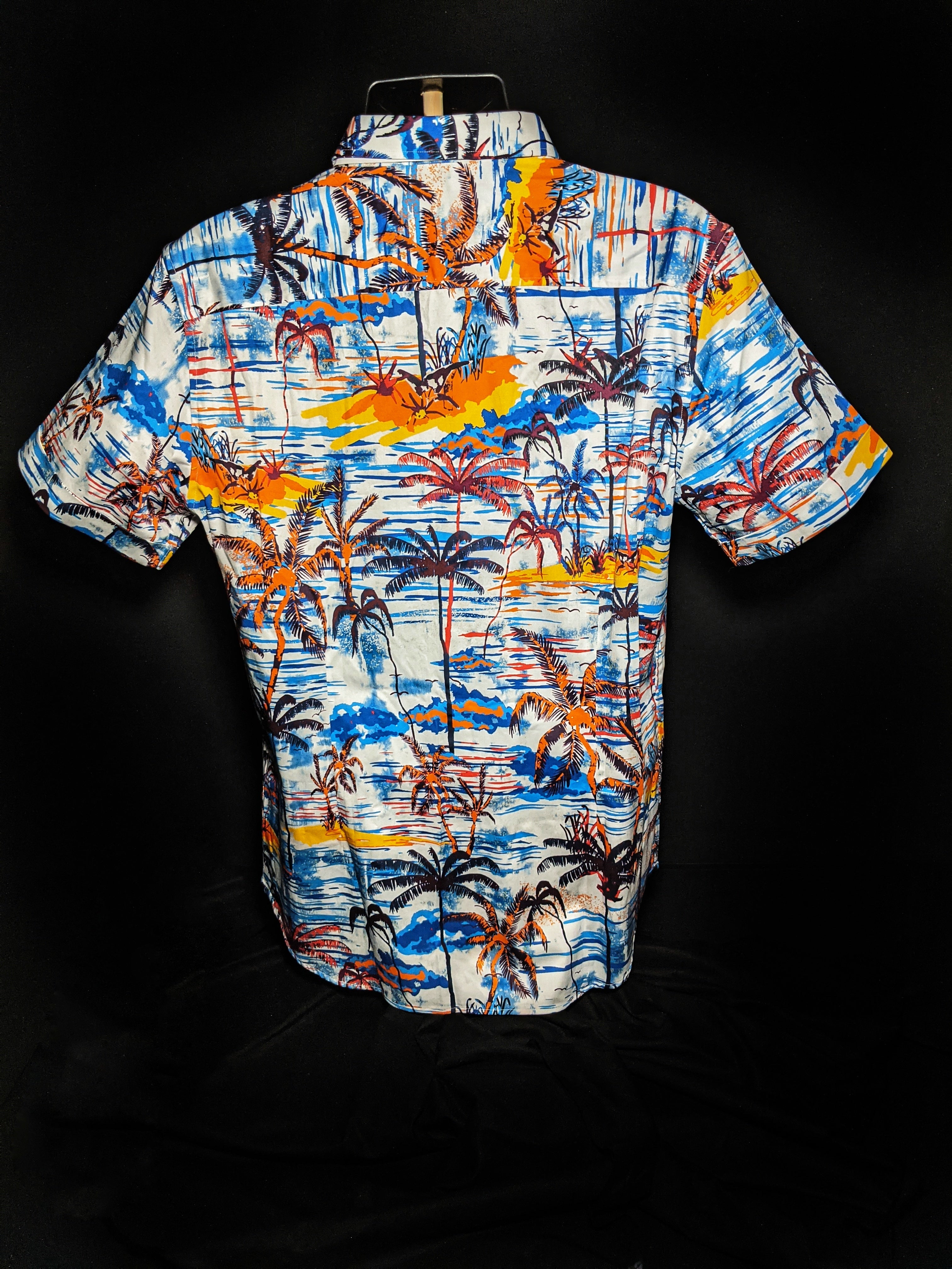 Robert Graham Paradise Park  Short Sleeve Shirt X-Large Size
