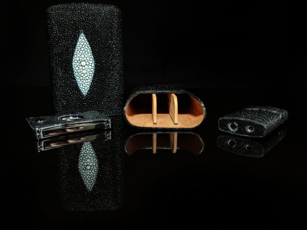 Brizard and Co Stingray Cigar Holder with cutter and lighter NIB