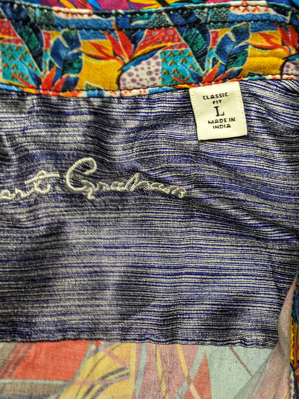 Robert Graham Billings Long Sleeve Colorful Shirt Size Large