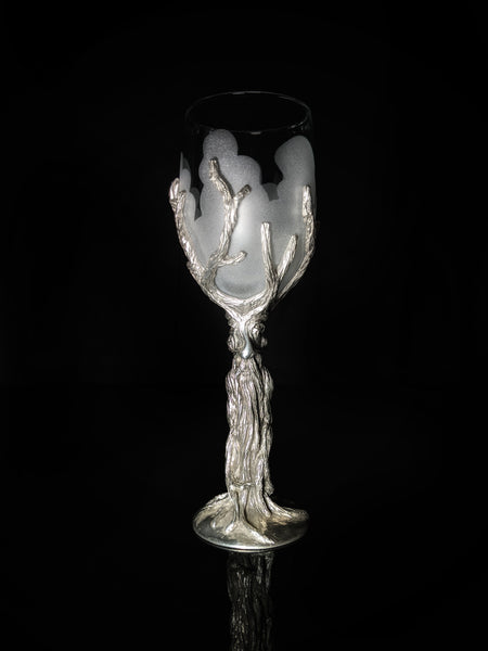 Royal Selangor Lord of Rings " Treebeard " Wine Glass
