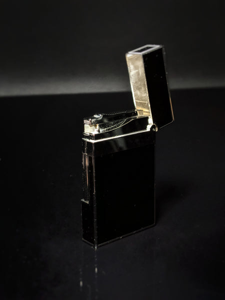 ST Dupont Black Lacquer L2 Lighter Model # 016296