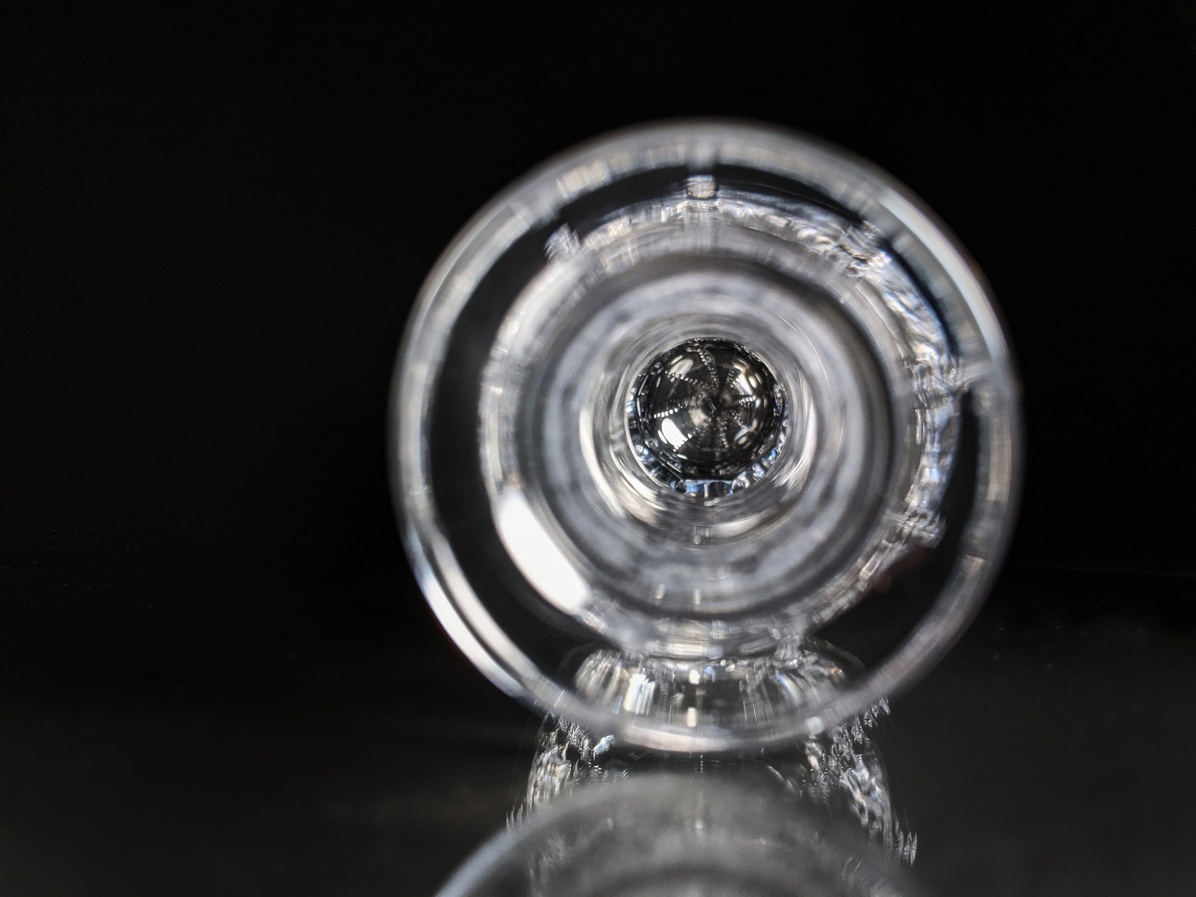 Faberge Bristol Clear Crystal Decanter NIB