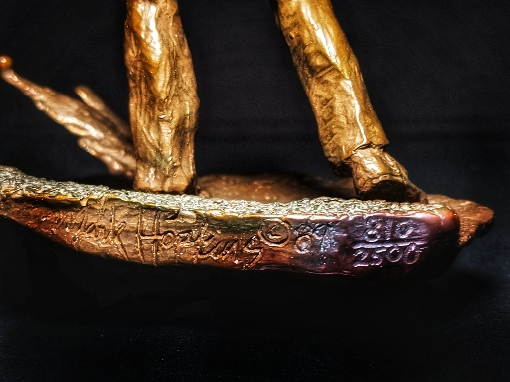 Mark Hopkins Golf Series "Trapshot" Bronze Sculpture
