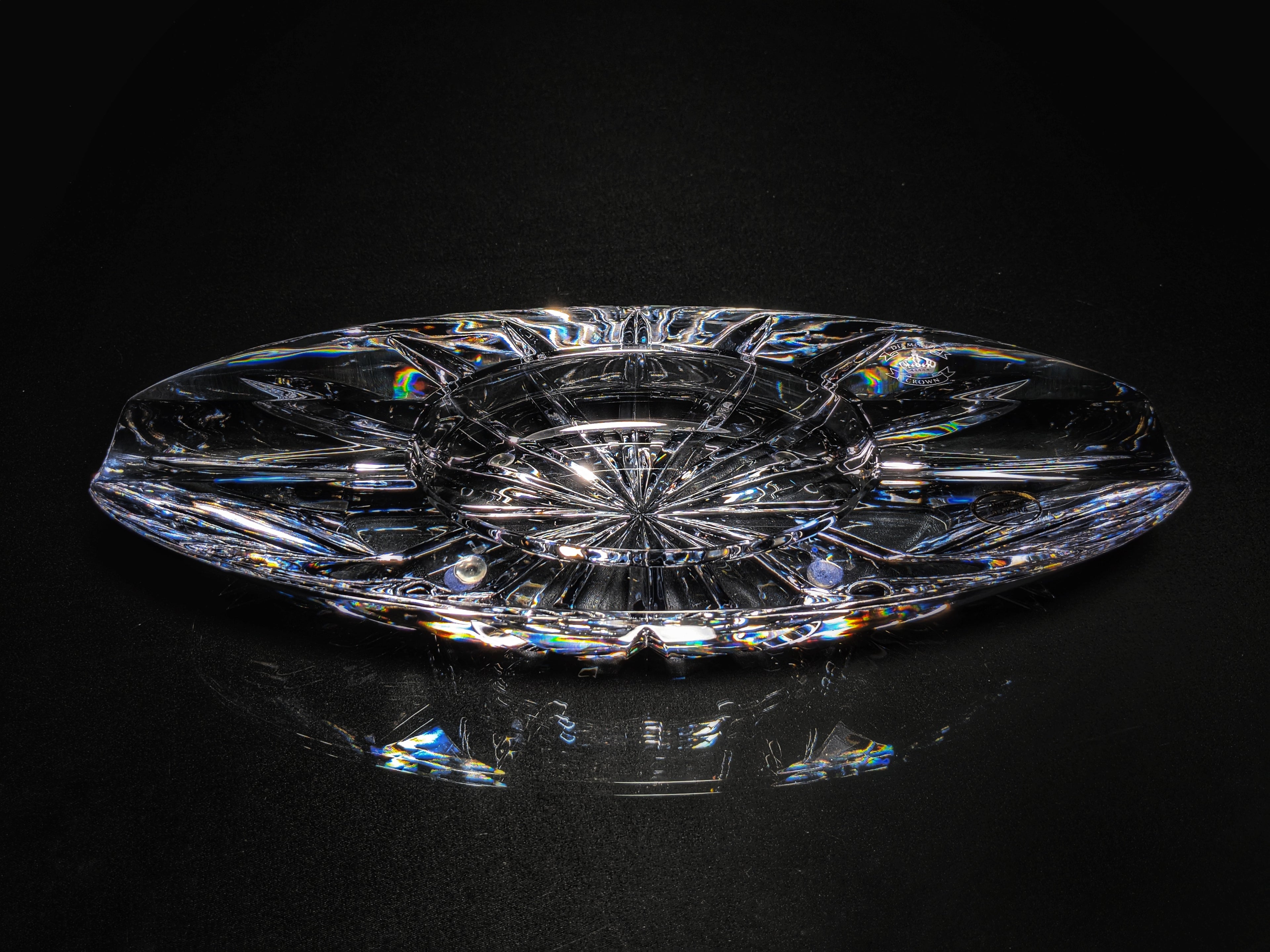 diamond crown windsor crystal collection ashtray