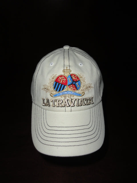 CAO LA TRAVIATA Natural colored canvas baseball cap New